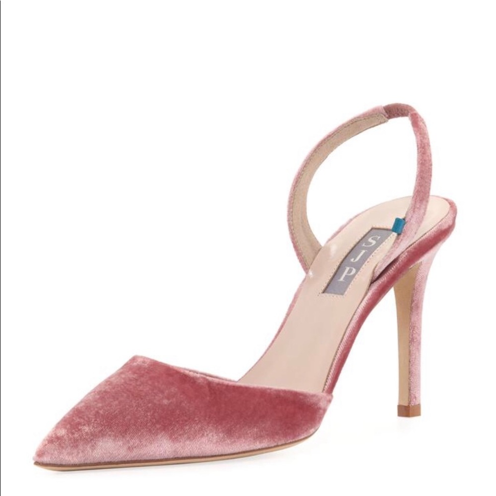 SJP by Sarah Jessica Parker Velvet Sling Back